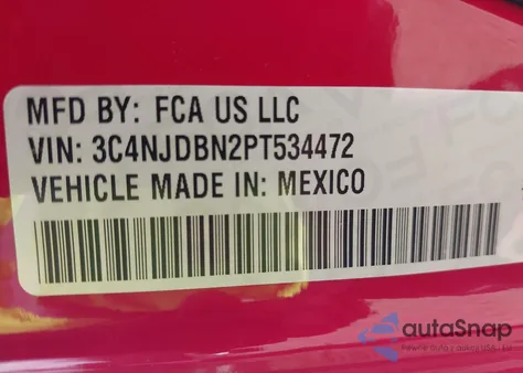 2023 Jeep Compass Altitude 4X4 from USA, damaged, VIN 3C4NJDBN2PT534472